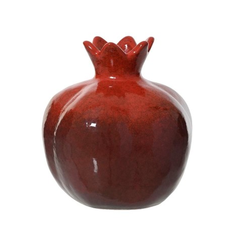 VASO FORMA MELOGRANO ROSSO D.20CM.